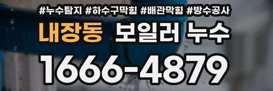 내장동 보일러 누수