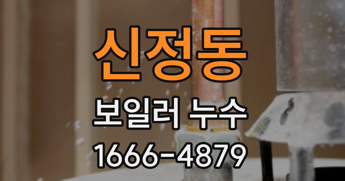 신정동 보일러 누수