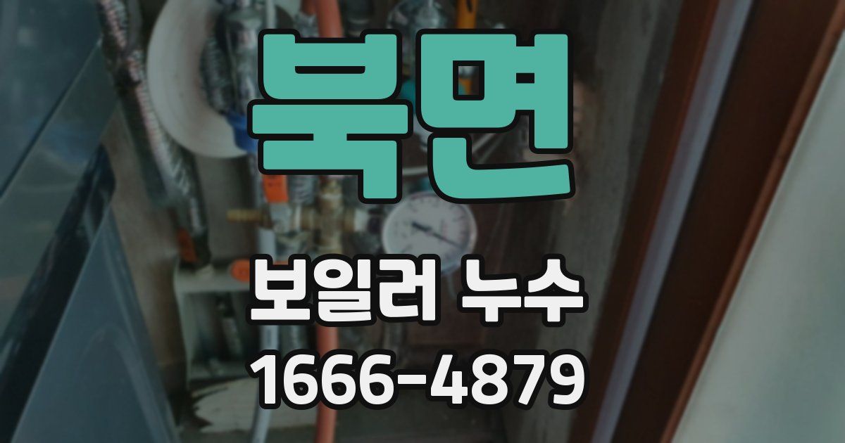 북면 보일러 누수