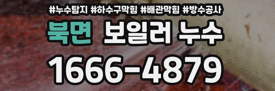 북면 보일러 누수