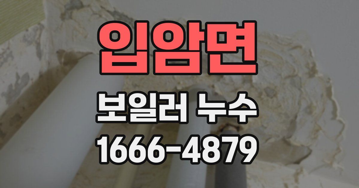 입암면 보일러 누수