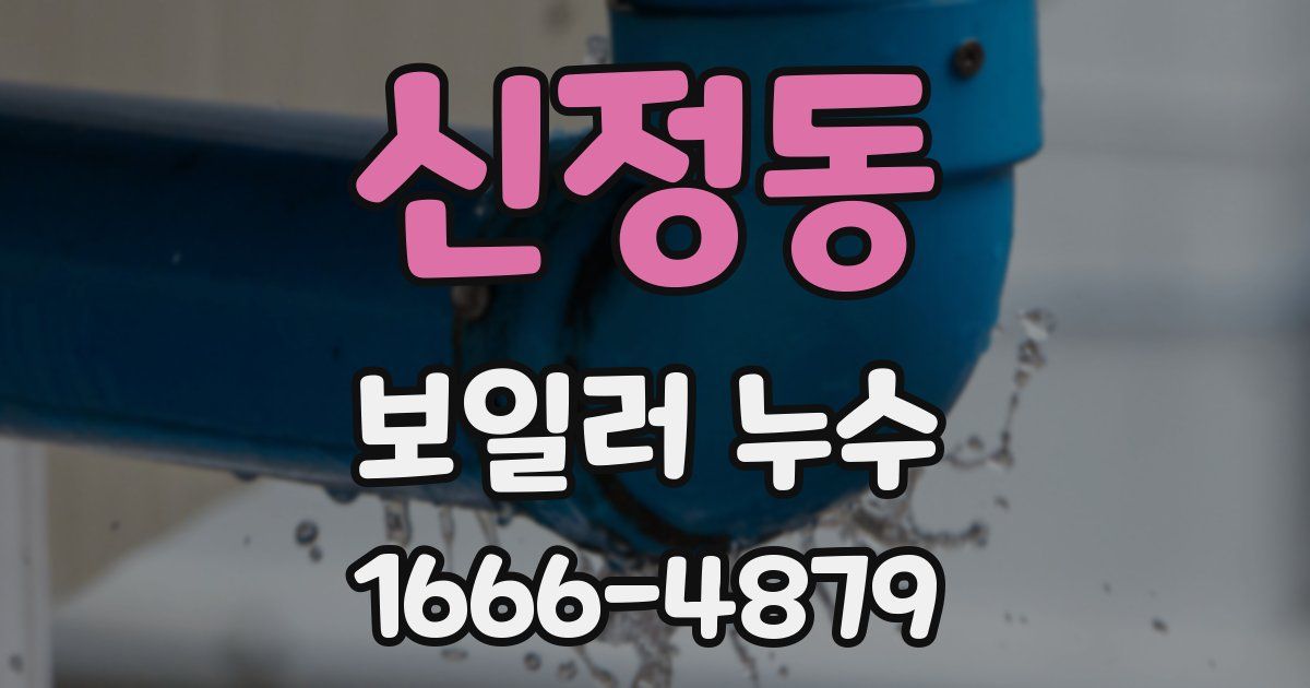 신정동 보일러 누수