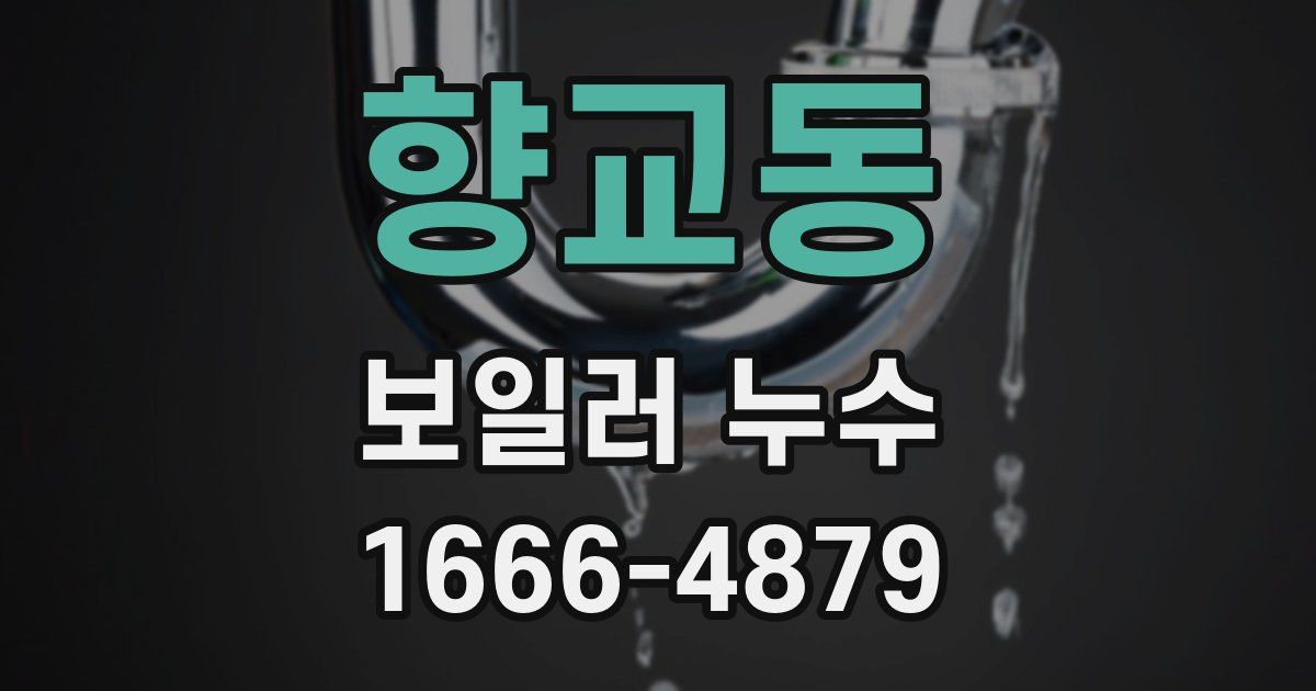 향교동 보일러 누수