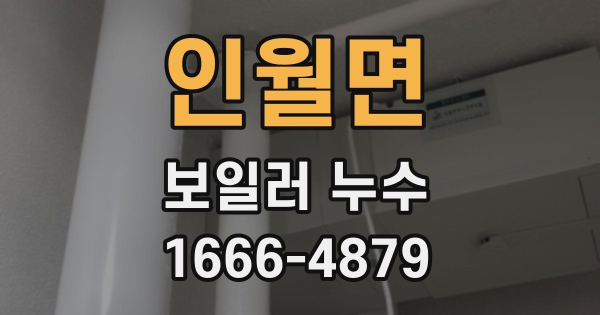 인월면 보일러 누수