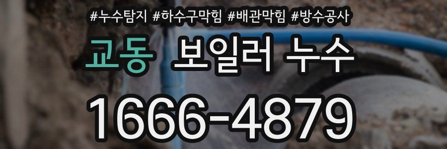교동 보일러 누수