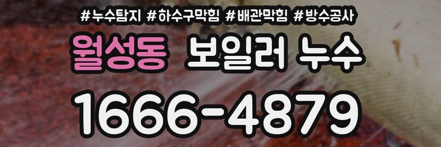 월성동 보일러 누수