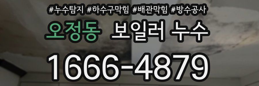 오정동 보일러 누수
