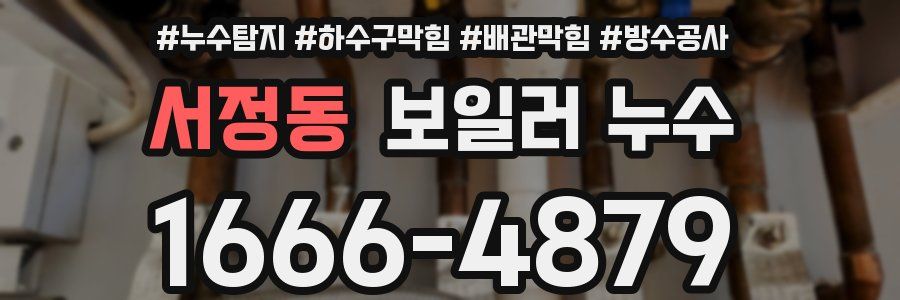 서정동 보일러 누수