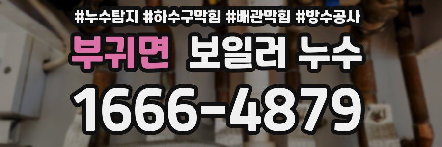 부귀면 보일러 누수
