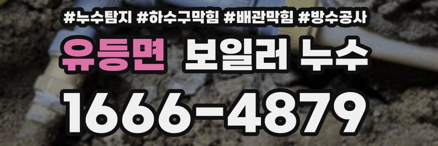 유등면 보일러 누수
