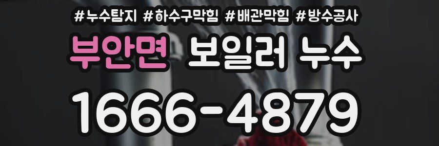 부안면 보일러 누수