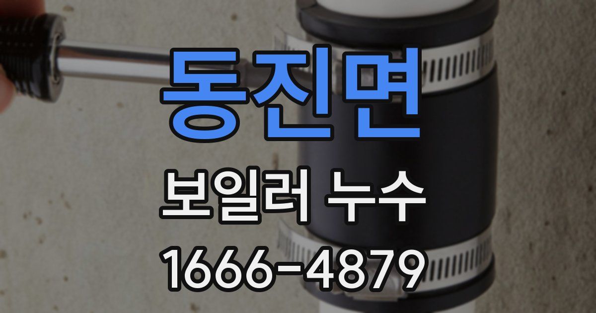동진면 보일러 누수