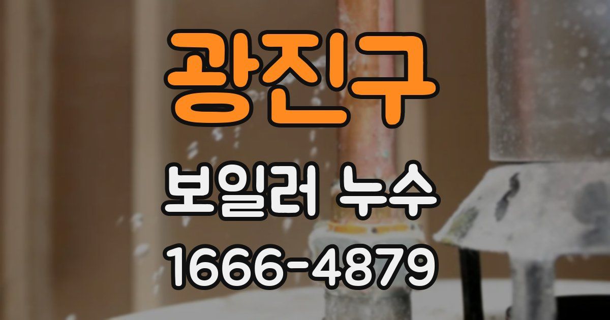 광진구 보일러 누수