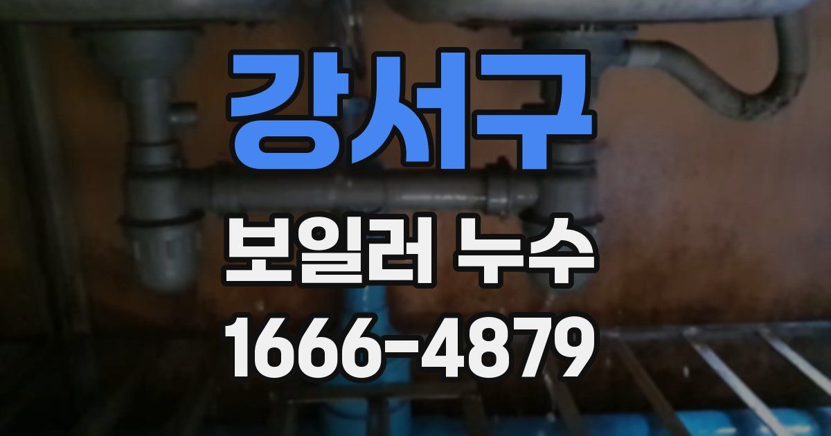 강서구 보일러 누수