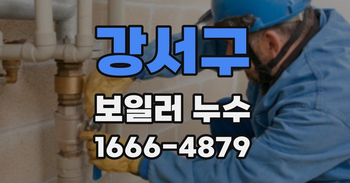 강서구 보일러 누수
