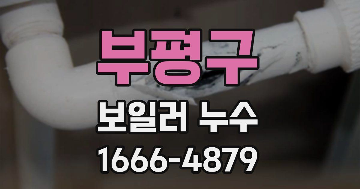 부평구 보일러 누수