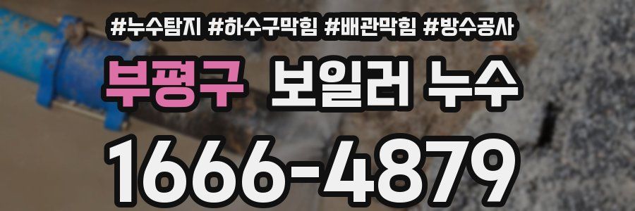 부평구 보일러 누수