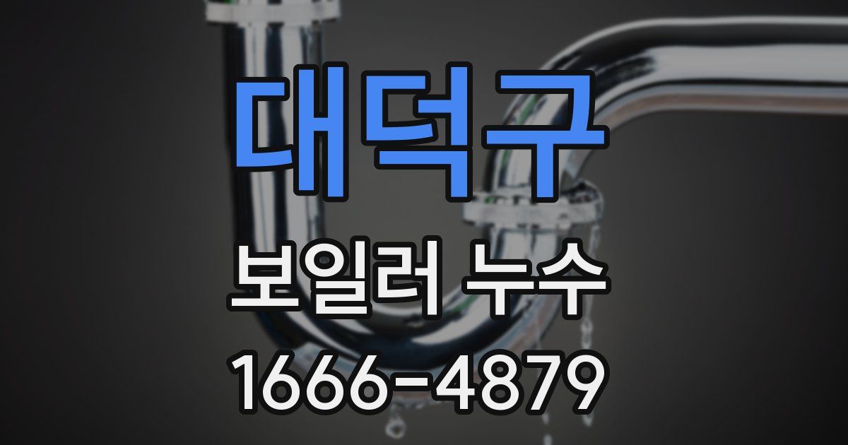 대덕구 보일러 누수