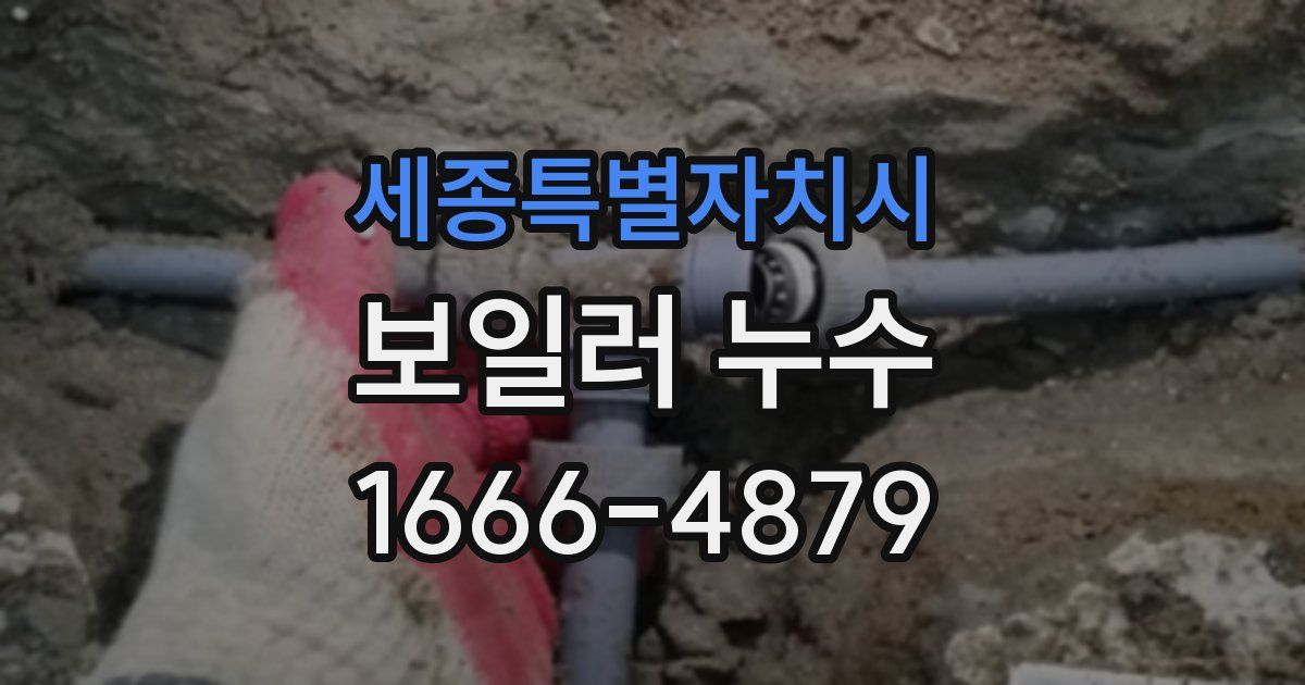세종특별자치시 보일러 누수