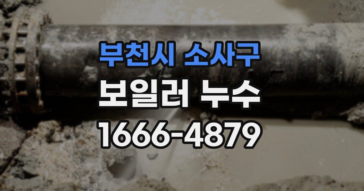 부천시 소사구 보일러 누수