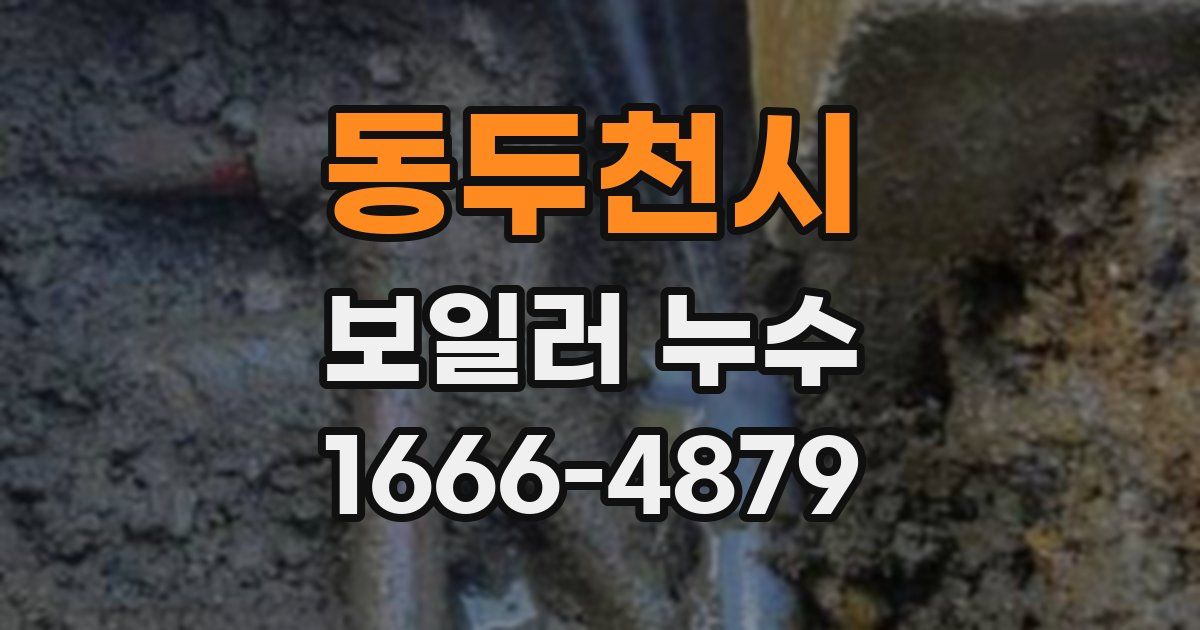 동두천시 보일러 누수