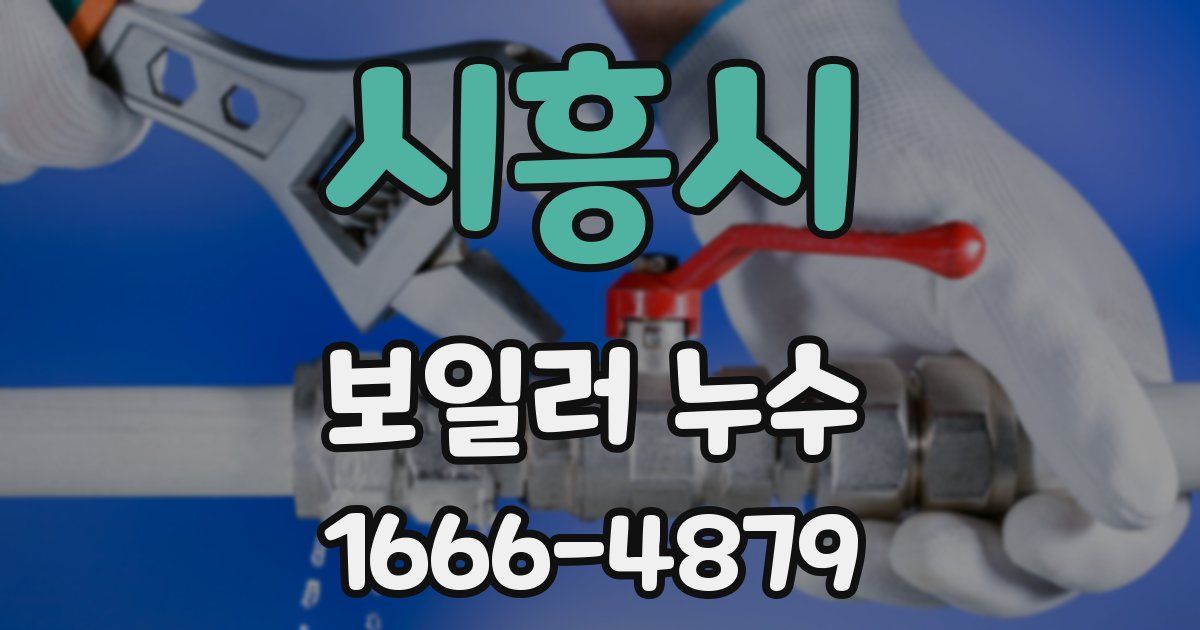 시흥시 보일러 누수