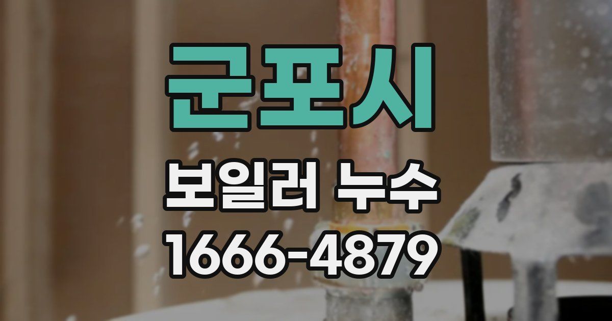 군포시 보일러 누수