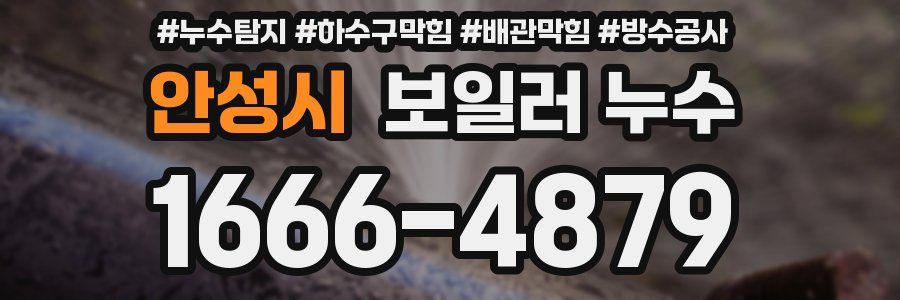 안성시 보일러 누수