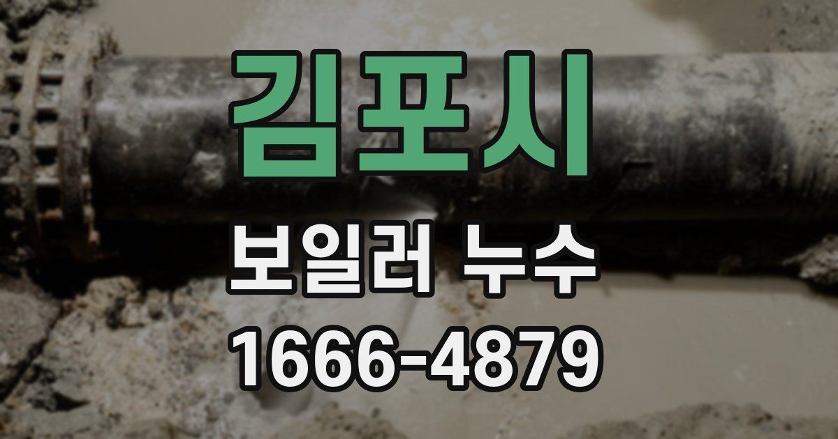 김포시 보일러 누수