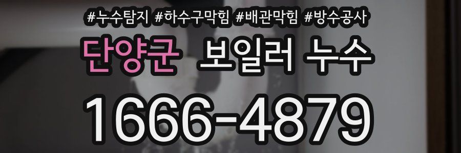 단양군 보일러 누수