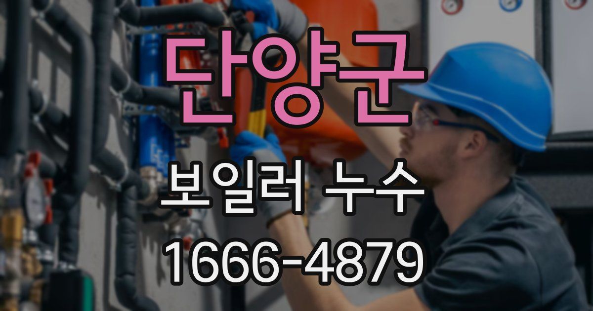 단양군 보일러 누수