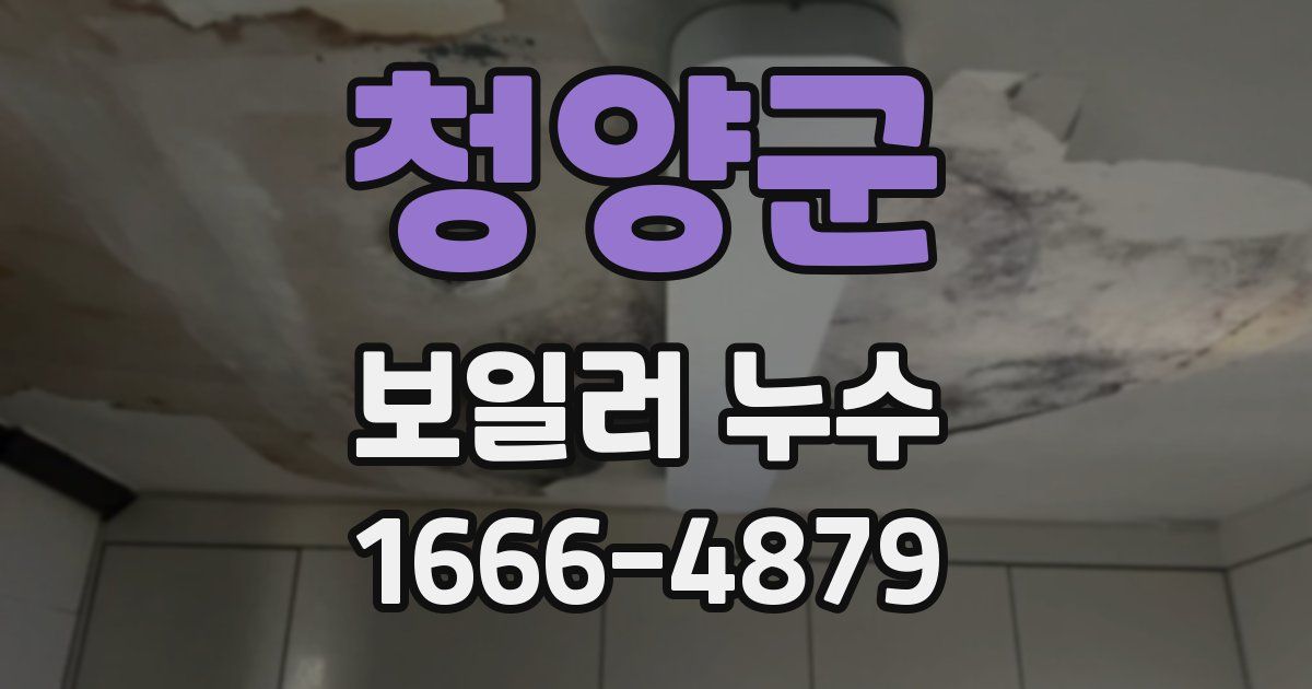 청양군 보일러 누수