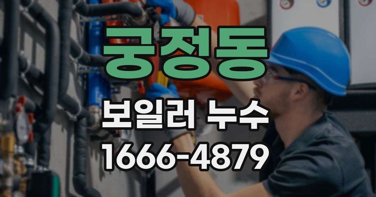 궁정동 보일러 누수