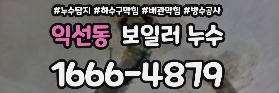 익선동 보일러 누수