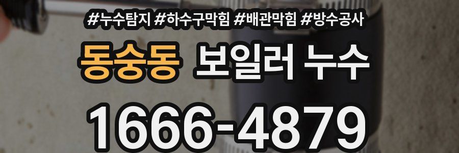 동숭동 보일러 누수