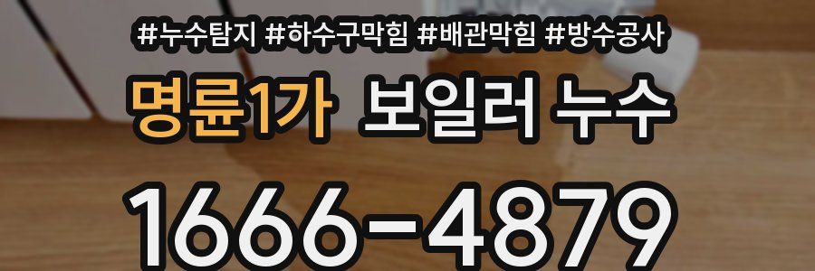 명륜1가 보일러 누수