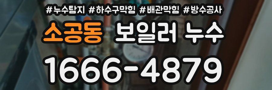 소공동 보일러 누수