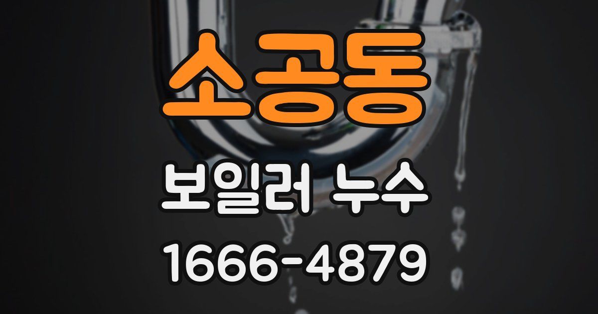 소공동 보일러 누수