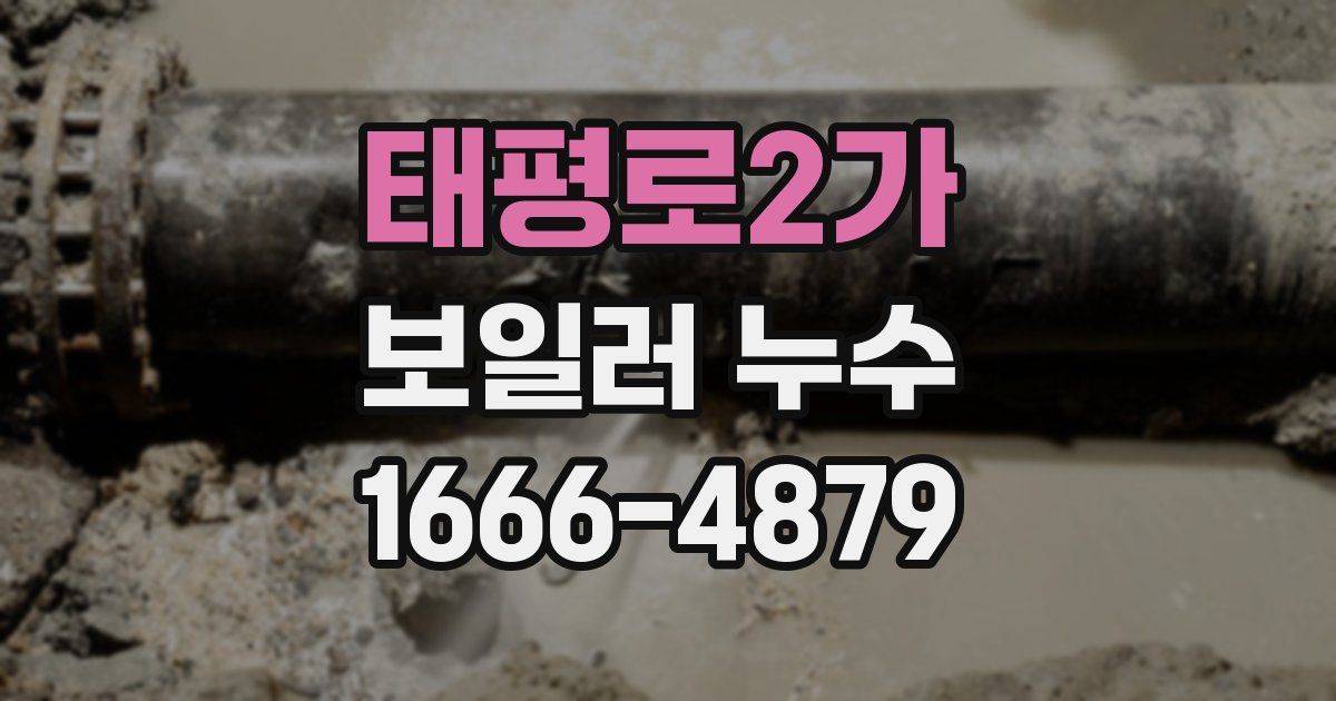 태평로2가 보일러 누수