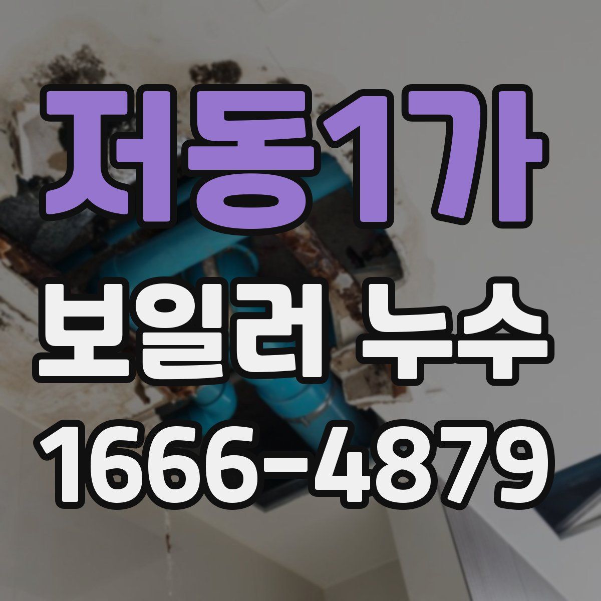 저동1가 보일러 누수