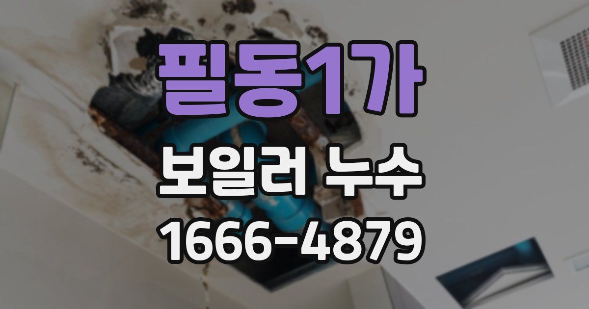 필동1가 보일러 누수