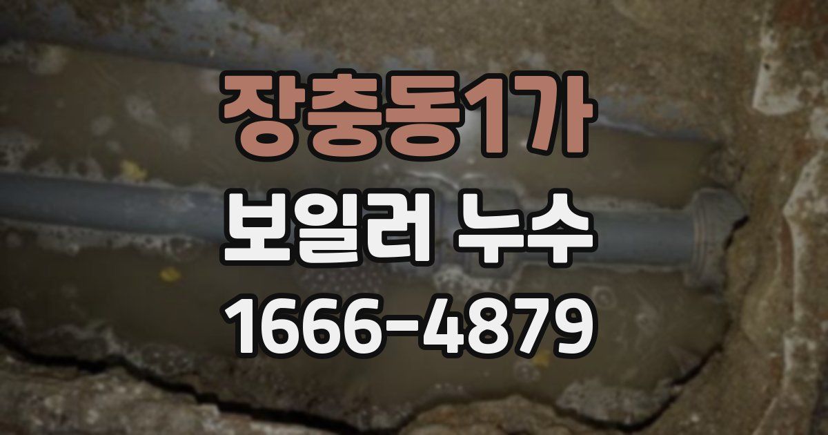 장충동1가 보일러 누수
