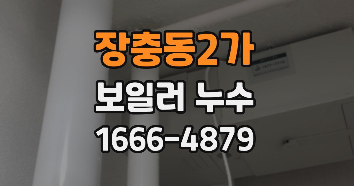 장충동2가 보일러 누수
