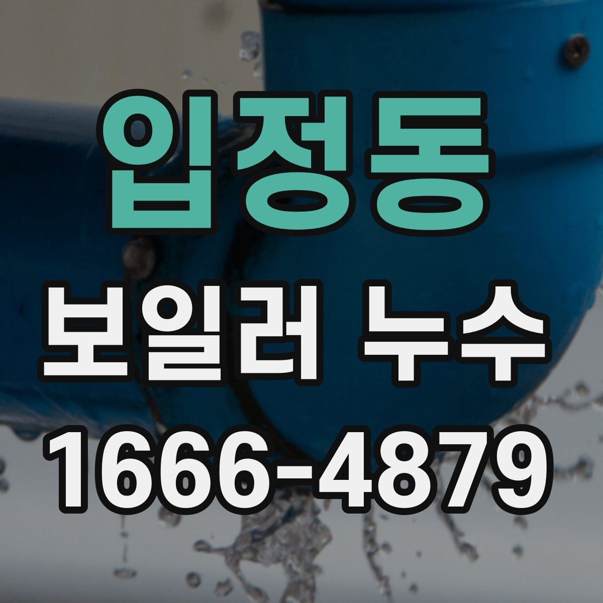 입정동 보일러 누수