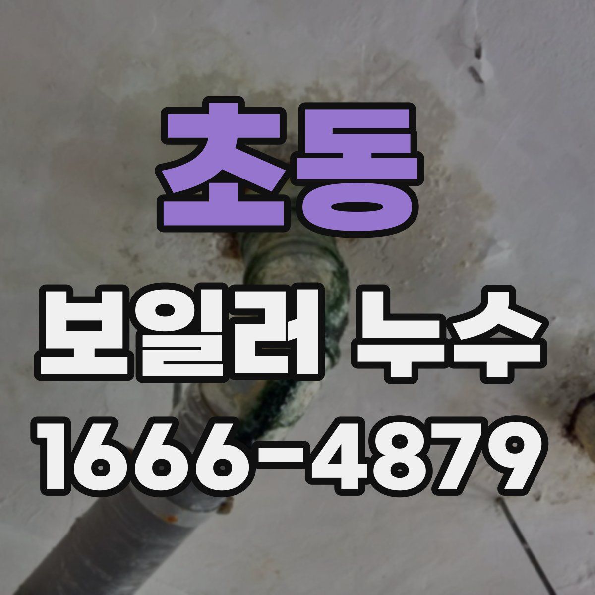 초동 보일러 누수