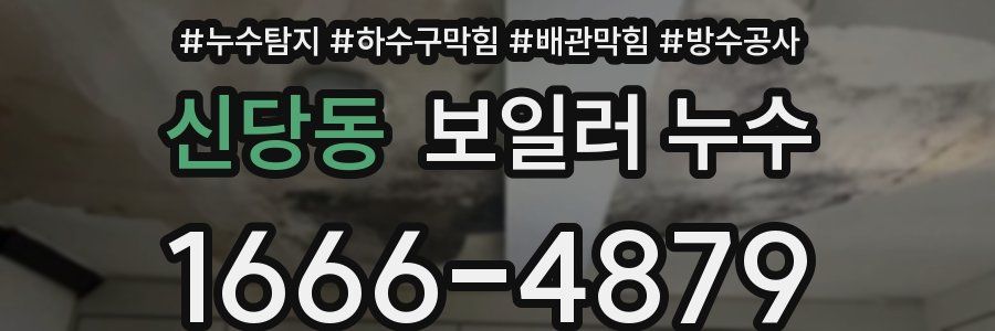 신당동 보일러 누수