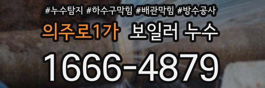 의주로1가 보일러 누수