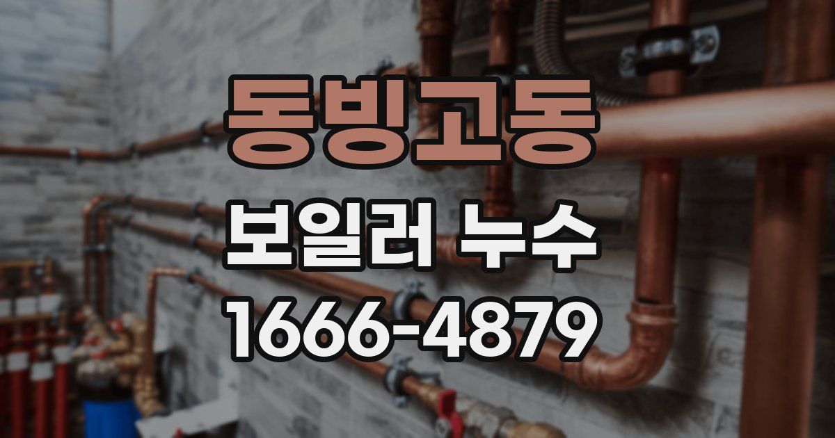 동빙고동 보일러 누수