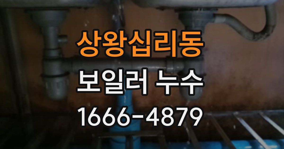 상왕십리동 보일러 누수