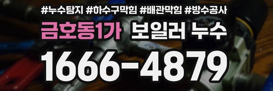 금호동1가 보일러 누수